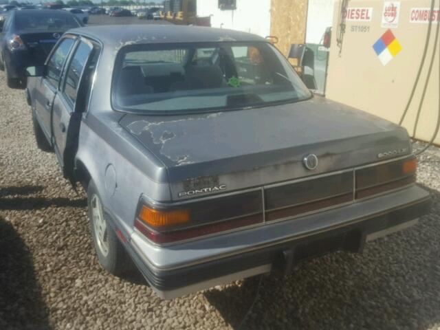 1G2AF51W6K6250155 - 1989 PONTIAC 6000 LE GRAY photo 3