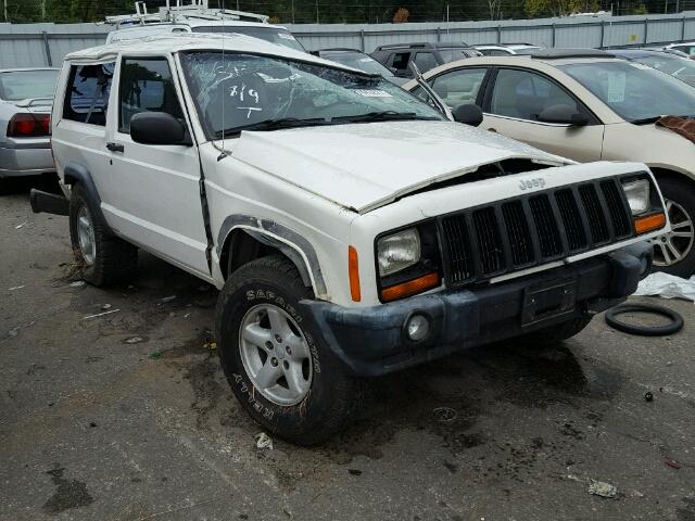 1J4FT27S0YL172795 - 2000 JEEP CHEROKEE S WHITE photo 1