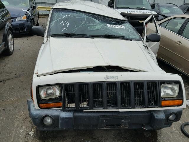 1J4FT27S0YL172795 - 2000 JEEP CHEROKEE S WHITE photo 9