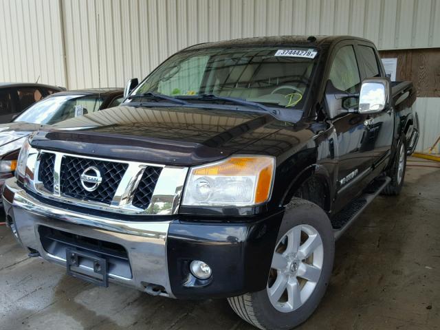 1N6BA0EC0AN324169 - 2010 NISSAN TITAN XE BLACK photo 2