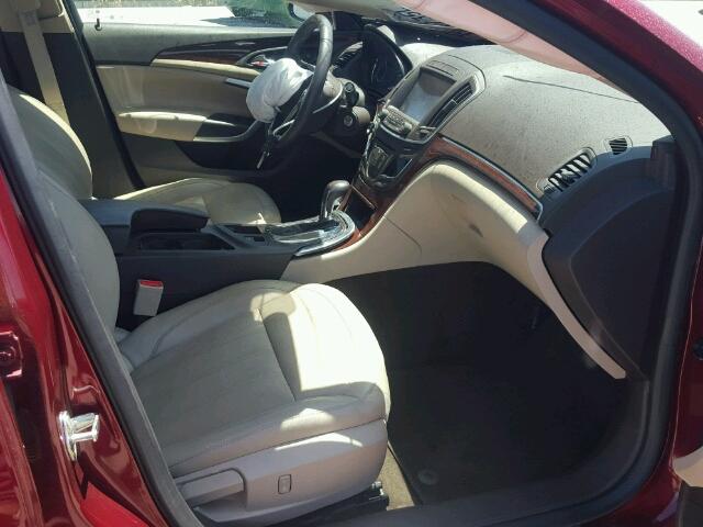 2G4GK5EX1G9164414 - 2016 BUICK REGAL RED photo 5