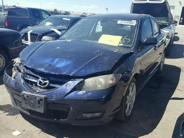 JM1BK323191222663 - 2009 MAZDA 3 S BLUE photo 2