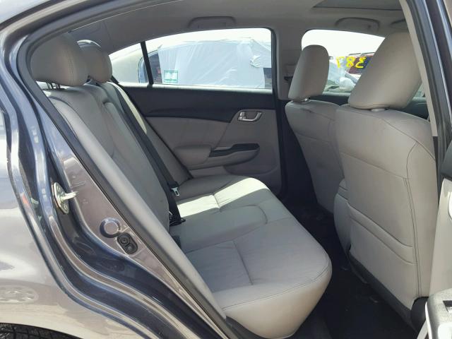 19XFB2F91EE016096 - 2014 HONDA CIVIC EXL GRAY photo 6
