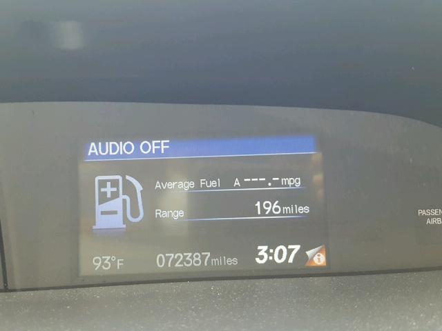 19XFB2F91EE016096 - 2014 HONDA CIVIC EXL GRAY photo 8