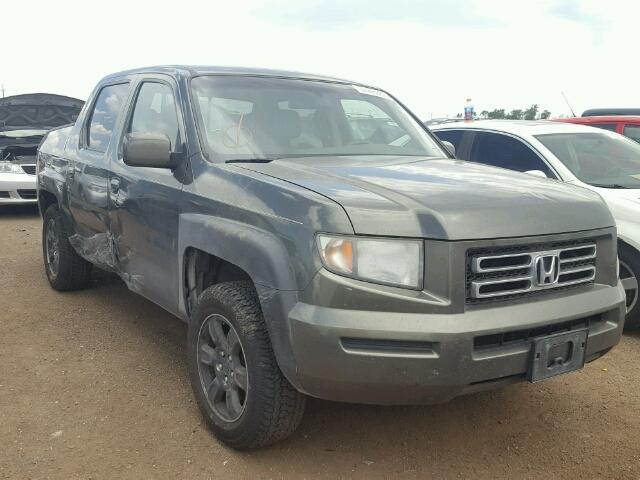 2HJYK16486H537647 - 2006 HONDA RIDGELINE GREEN photo 1