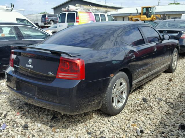 2B3KA53H56H178450 - 2006 DODGE CHARGER R/ BLACK photo 4