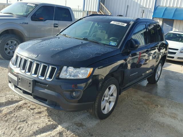 1J4NT1FA2BD193048 - 2011 JEEP COMPASS SP BLACK photo 2