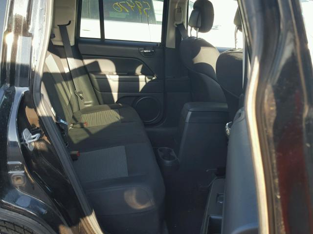 1J4NT1FA2BD193048 - 2011 JEEP COMPASS SP BLACK photo 6