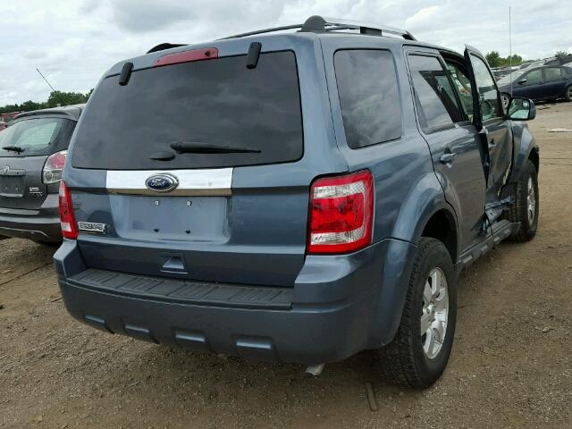 1FMCU0E72CKB81176 - 2012 FORD ESCAPE TEAL photo 4
