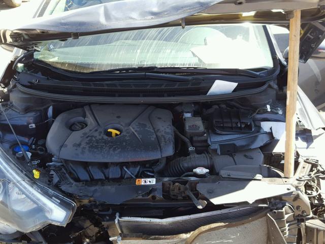 KNAFX5A82G5628725 - 2016 KIA FORTE EX GRAY photo 7