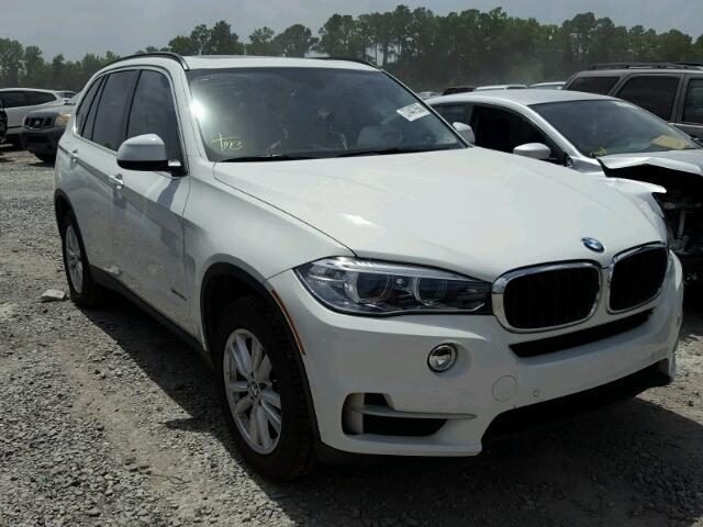5UXKS4C58E0J95384 - 2014 BMW X5 XDRIVE3 WHITE photo 1