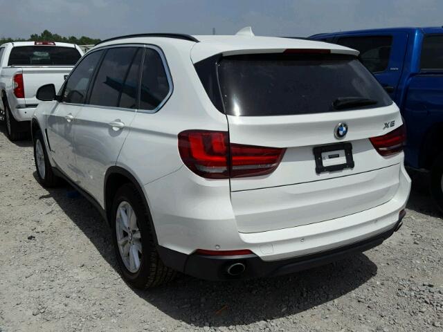 5UXKS4C58E0J95384 - 2014 BMW X5 XDRIVE3 WHITE photo 3