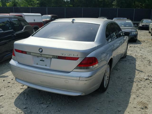 WBAGN634X2DR02021 - 2002 BMW 745 LI Күміс фото 4