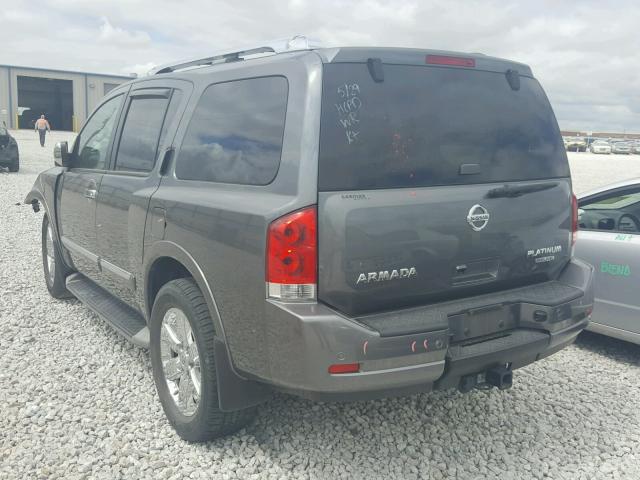 5N1BA0ND8DN604546 - 2013 NISSAN ARMADA SV SILVER photo 3