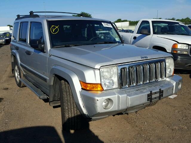 1J8HG48K06C245649 - 2006 JEEP COMMANDER SILVER photo 1