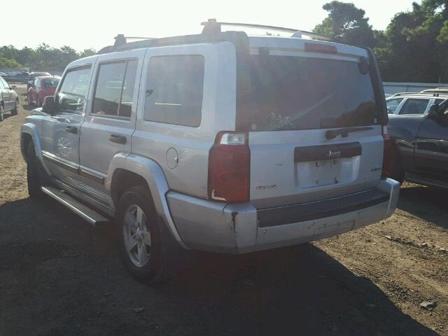 1J8HG48K06C245649 - 2006 JEEP COMMANDER SILVER photo 3