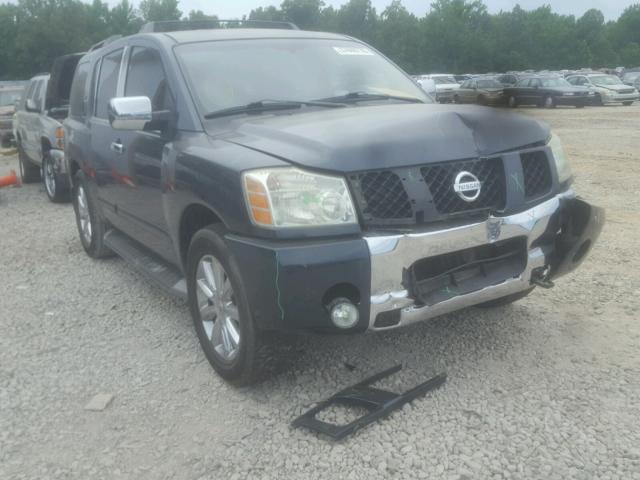 5N1AA08B74N721542 - 2004 NISSAN ARMADA SE BLUE photo 1