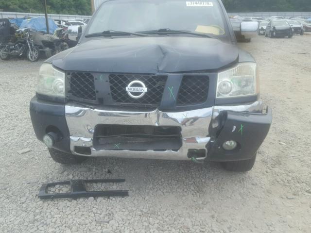 5N1AA08B74N721542 - 2004 NISSAN ARMADA SE BLUE photo 9