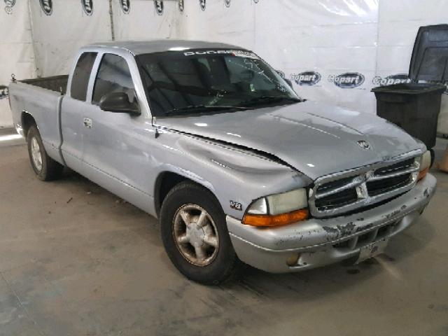 1B7GL23X6VS264135 - 1997 DODGE DAKOTA SILVER photo 1