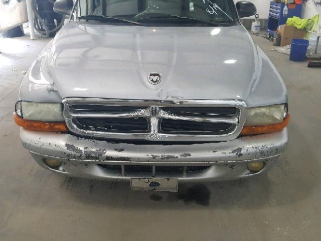 1B7GL23X6VS264135 - 1997 DODGE DAKOTA SILVER photo 7