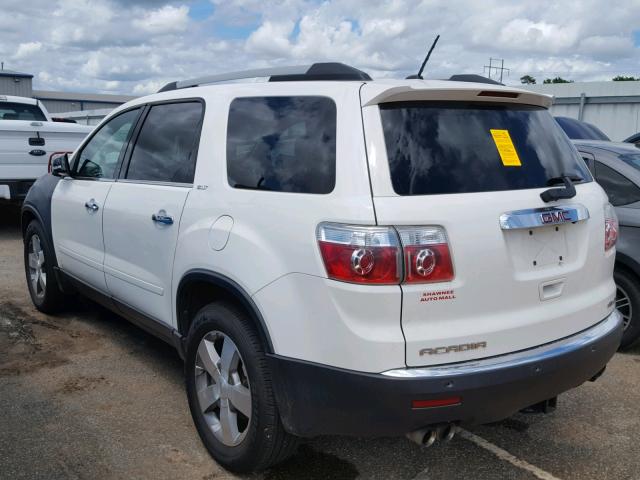 1GKKVRED6CJ112038 - 2012 GMC ACADIA SLT თეთრი ფოტო 3