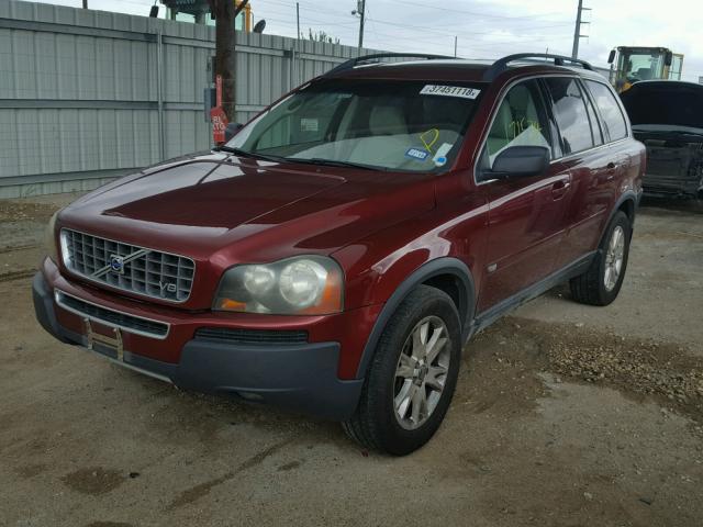 YV4CZ852X61257937 - 2006 VOLVO XC90 V8 MAROON photo 2