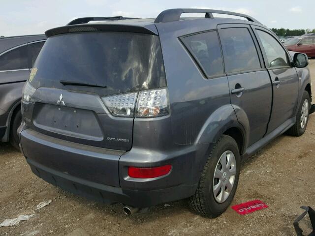 JA4AS2AW0CU006501 - 2012 MITSUBISHI OUTLANDER GRAY photo 4