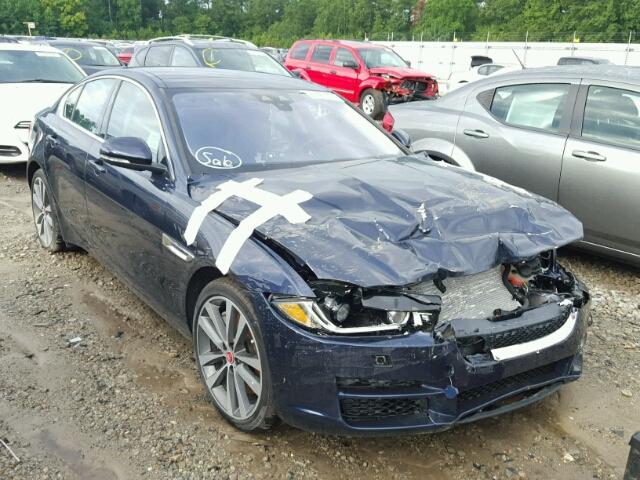 SAJAE4BV7HA955987 - 2017 JAGUAR XE PRESTIG BLUE photo 1