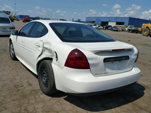 2G2WP552871148154 - 2007 PONTIAC GRAND PRIX WHITE photo 3