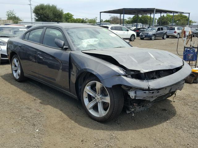 2C3CDXCT4JH144636 - 2018 DODGE CHARGER R/ GRAY photo 1