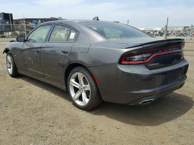 2C3CDXCT4JH144636 - 2018 DODGE CHARGER R/ GRAY photo 3