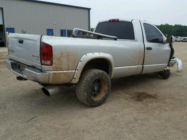 3D7KU26C03G759148 - 2003 DODGE RAM 2500 S SILVER photo 4