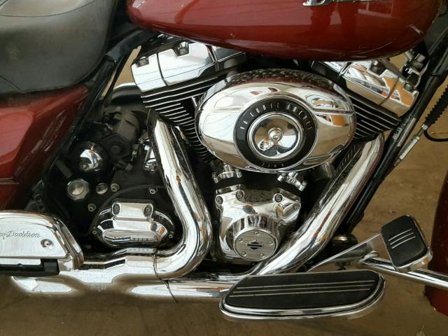 1HD1KB419AB604146 - 2010 HARLEY-DAVIDSON FLHX RED photo 7