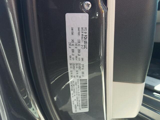 2C4RC1CG7HR836693 - 2017 CHRYSLER PACIFICA L ნაცრისფერი ფოტო 10