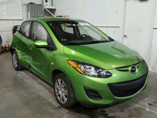 JM1DE1KYXD0159318 - 2013 MAZDA MAZDA2 GREEN photo 1