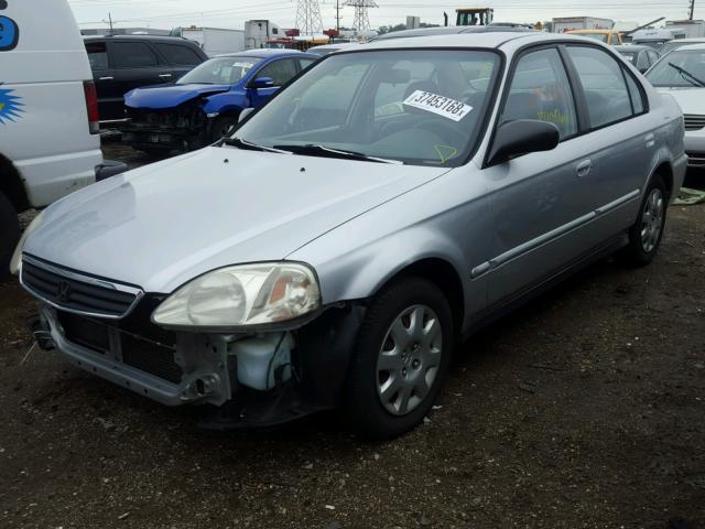 2HGEJ6612XH508791 - 1999 HONDA CIVIC BASE Gümüş foto 2