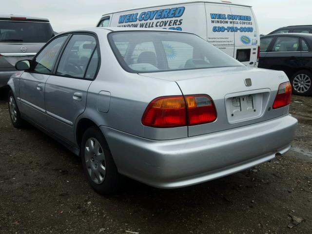 2HGEJ6612XH508791 - 1999 HONDA CIVIC BASE Gümüş foto 3