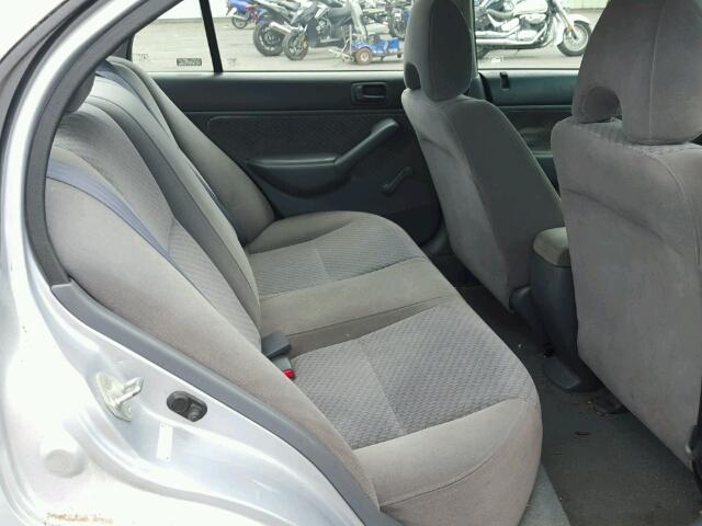 2HGES16365H543560 - 2005 HONDA CIVIC DX V SILVER photo 6