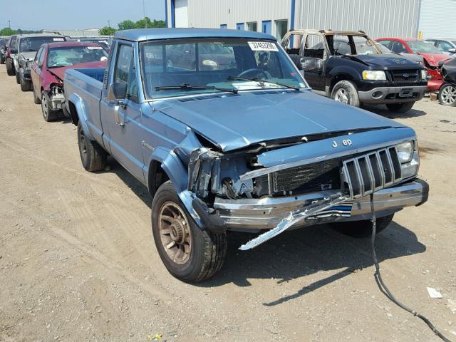 1JTMP65P0HT056986 - 1987 JEEP COMANCHE P BLUE photo 1