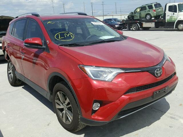 JTMWFREV5HJ121145 - 2017 TOYOTA RAV4 XLE RED photo 1