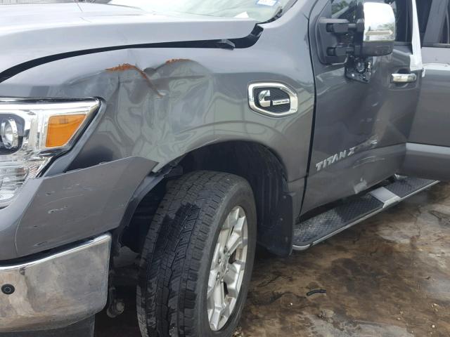 1N6BA1F45HN521863 - 2017 NISSAN TITAN XD S GRAY photo 10