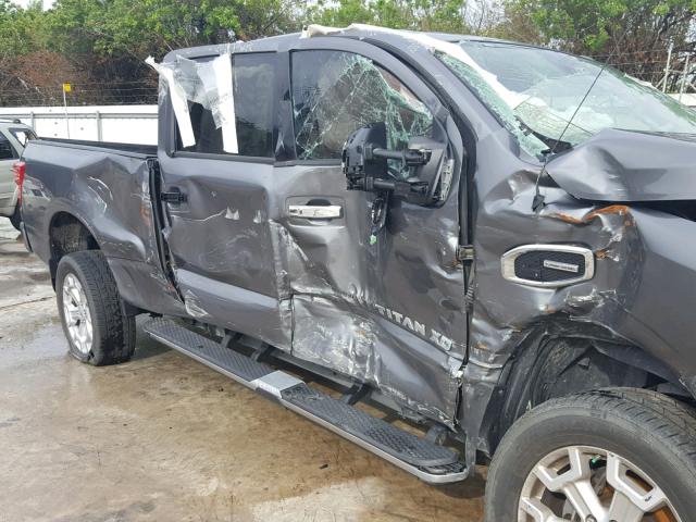 1N6BA1F45HN521863 - 2017 NISSAN TITAN XD S GRAY photo 9