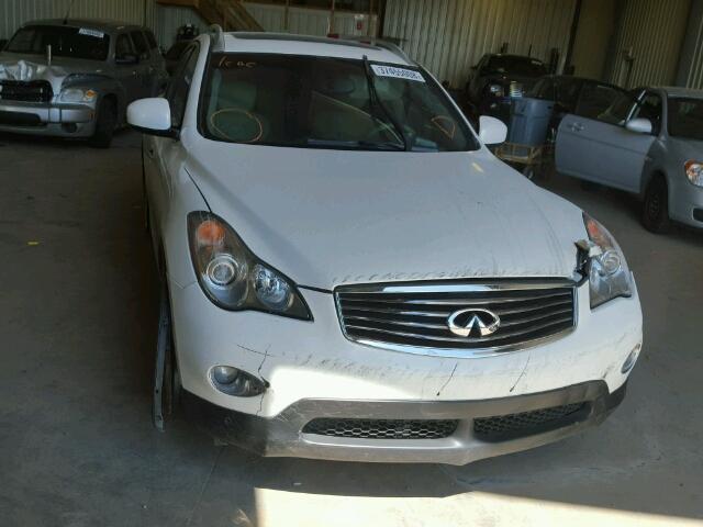 JNKAJ09F98M363103 - 2008 INFINITI EX35 BASE WHITE photo 1