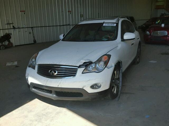 JNKAJ09F98M363103 - 2008 INFINITI EX35 BASE WHITE photo 2
