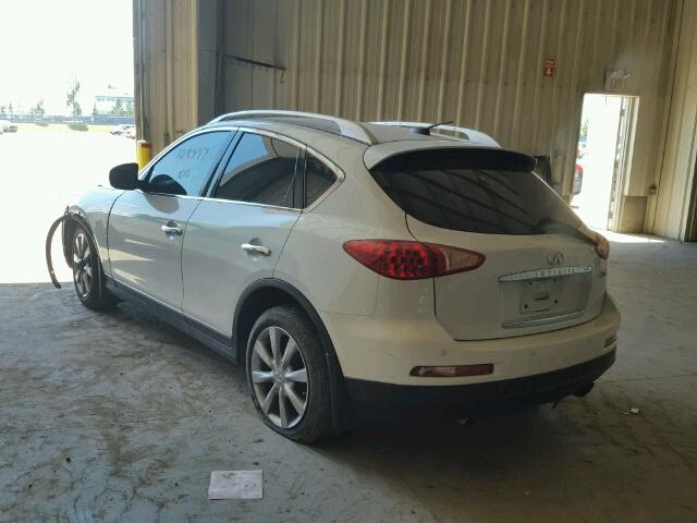 JNKAJ09F98M363103 - 2008 INFINITI EX35 BASE WHITE photo 3