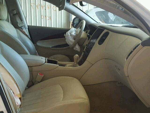 JNKAJ09F98M363103 - 2008 INFINITI EX35 BASE WHITE photo 5