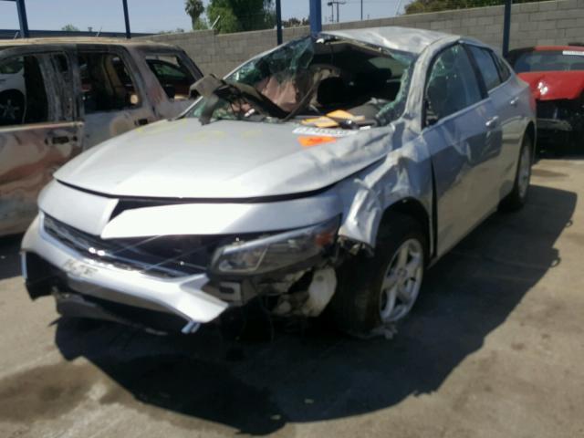 1G1ZB5ST7GF212674 - 2016 CHEVROLET MALIBU LS 银色 照片 2