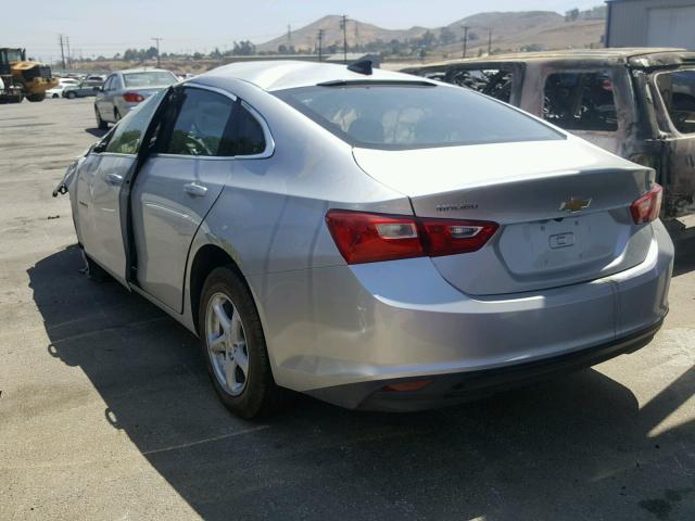 1G1ZB5ST7GF212674 - 2016 CHEVROLET MALIBU LS 银色 照片 3