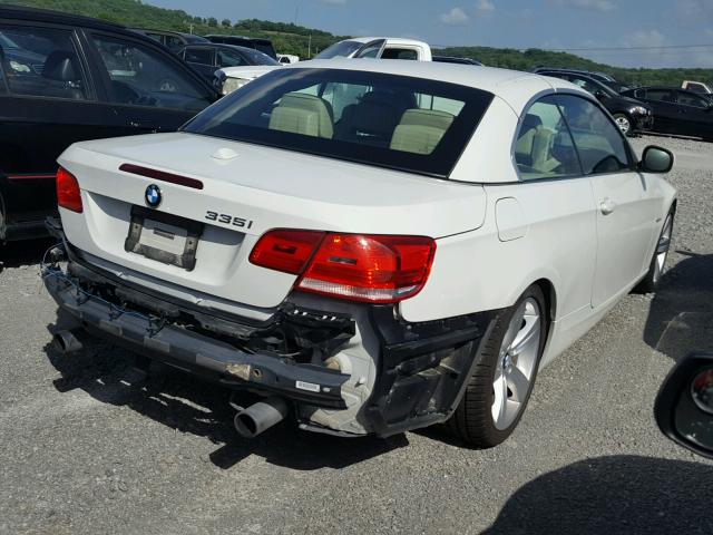 WBAWL7C57AP476186 - 2010 BMW 335 I WHITE photo 4