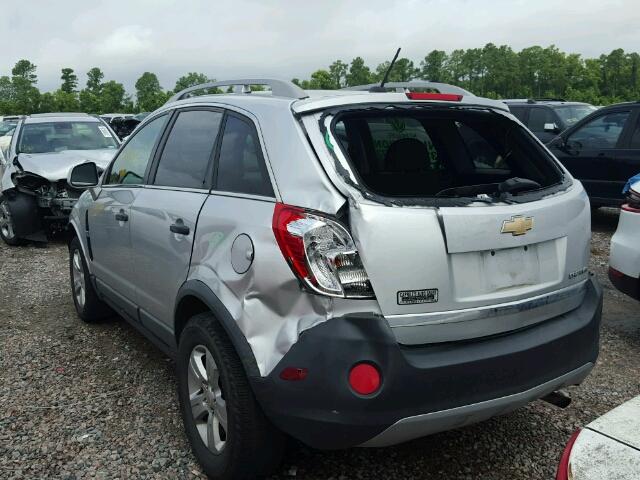 3GNAL2EK9ES666895 - 2014 CHEVROLET CAPTIVA LS SILVER photo 3